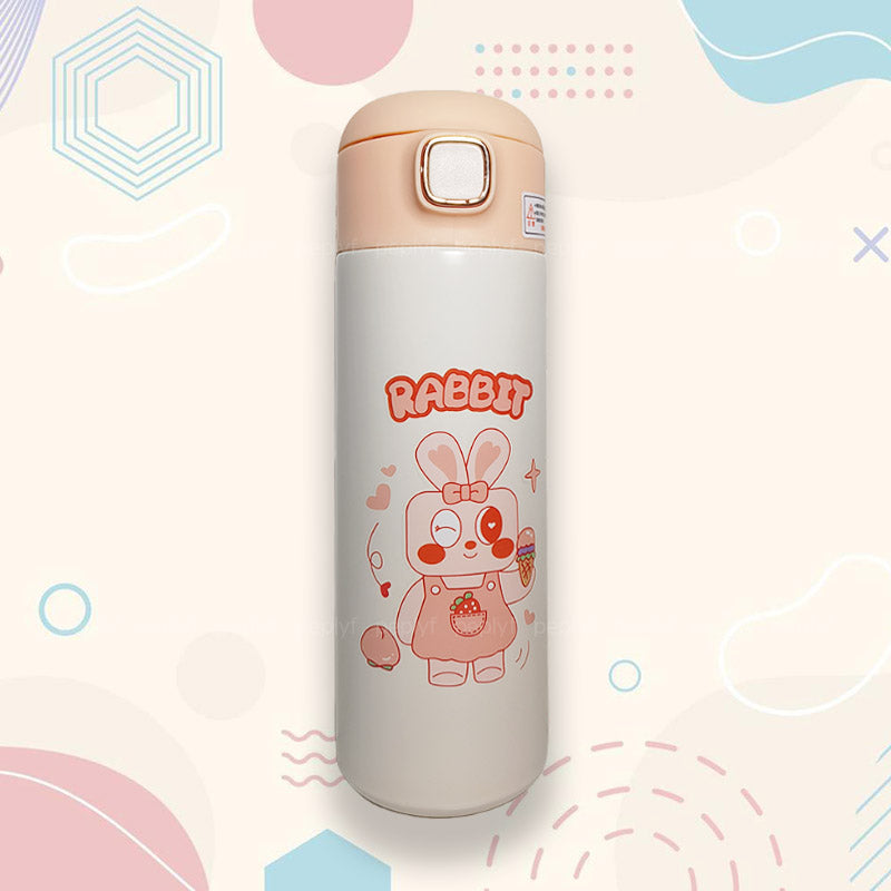 Cartoon Sipper Bottle (500ml) - Insulated Steel