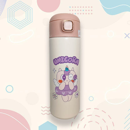 Cartoon Sipper Bottle (500ml) - Insulated Steel