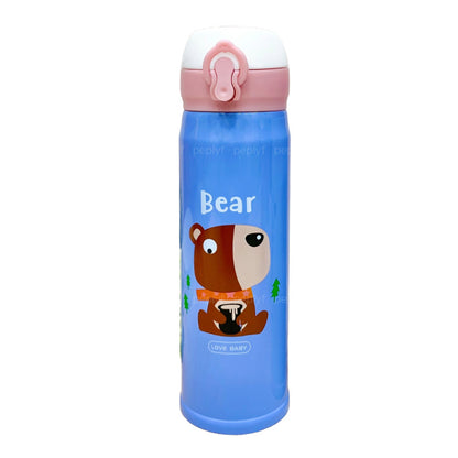 Funky Animals Water Bottle (Vacuum Insulated SS) - 420ml